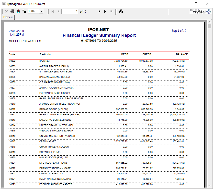 Comparison Reports