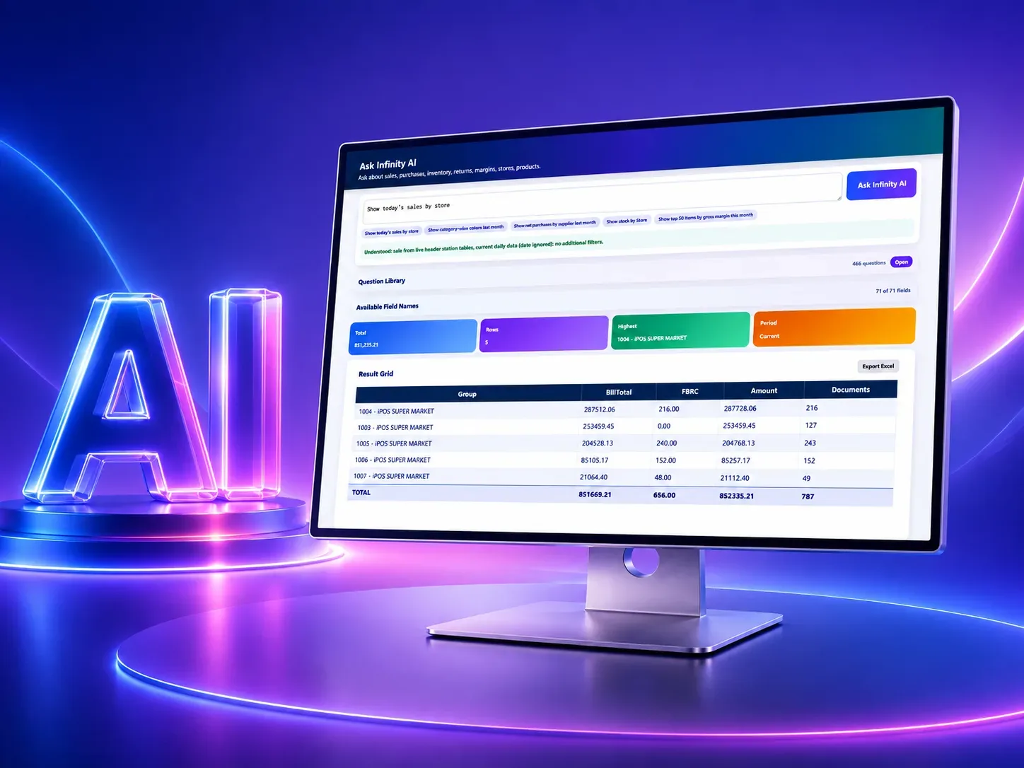 Ask iPOS Infinity AI